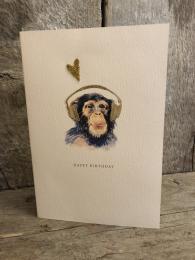 Elena Deshmukh Chimpanzee Card Sally Bourne Interiors London Muswell Hill